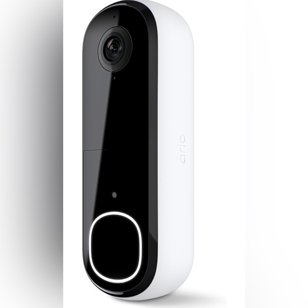 Willa Arlo Interiors Black and White Video Doorbell